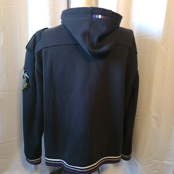 Men's Coogi Zip front Hoodie - 3XL - Black - Cotton blend - Picture 10 of 16